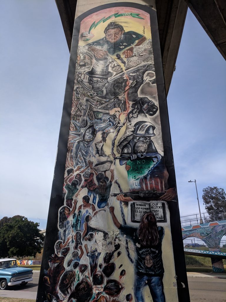 Visiting Chicano Park – Race and Oral History Project