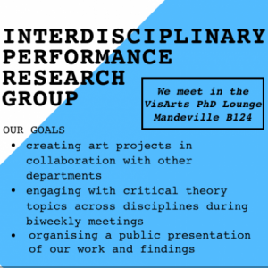 Group logo of Interdisciplinary Performance Research Group